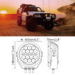 6.5 Inch LED Driving Lights - PAIR - Pro Vision Lighting Australia.