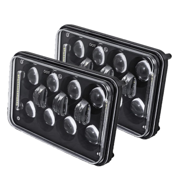 4x6 Inch LED Headlights | Pro Series - Black
