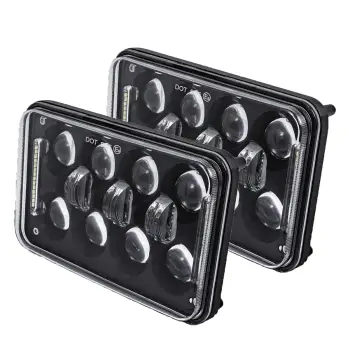 4x6 Inch LED Headlights | Pro Series - Black