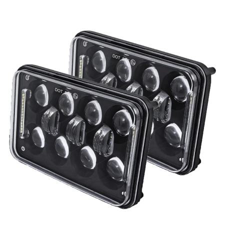 4x6 Inch LED Headlights | Pro Series - Black