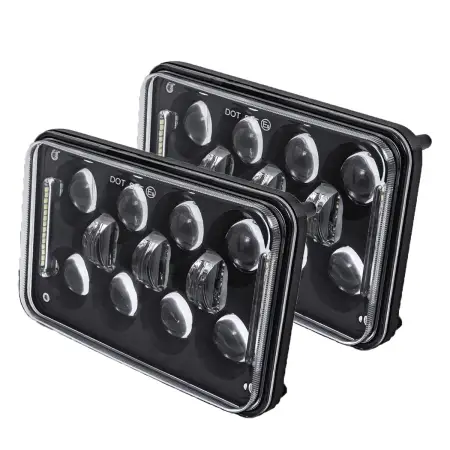 4x6 Inch LED Headlights | Pro Series - Black