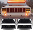 Classic 5x7 Inch LED Headlight with DRL