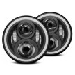 Pro Series 7 Inch LED Headlights | Full Halo