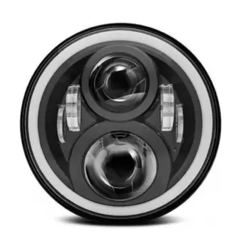 Pro Series 7 Inch LED Headlights | Full Halo