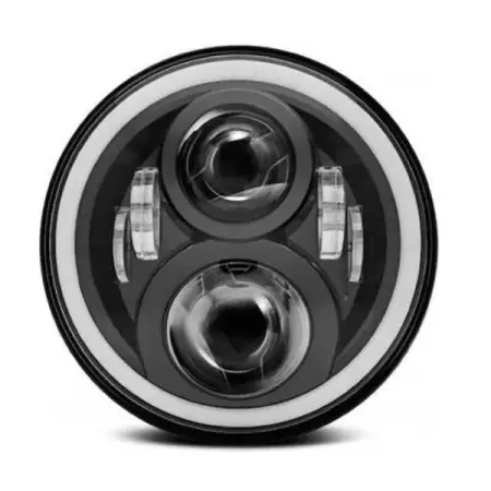 Pro Series 7 Inch LED Headlights | Full Halo