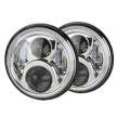Pro Series 7 Inch LED Headlights | Half Halo