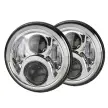 Pro Series 7 Inch LED Headlights | Half Halo