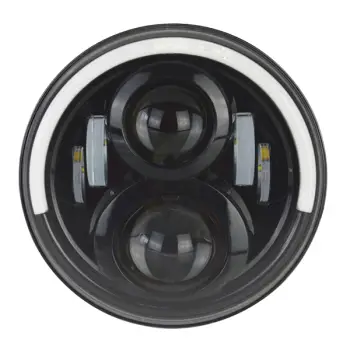 Pro Series 7 Inch LED Headlights | Half Halo