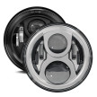 Pro Series 7 Inch LED Headlights | No Halo