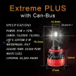 Extreme Plus G3 Can Bus LED Headlight Globes