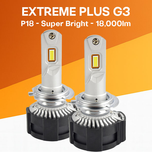 Extreme PLUS G3 LED Globes. 18,000 Lumen (P18) - BRIGHTEST.