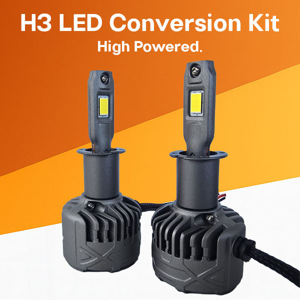 H3 LED Headlight Globes